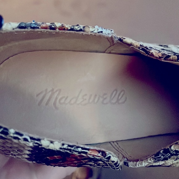 NWOT Madewell Snakeskin Booties - Picture 4 of 4